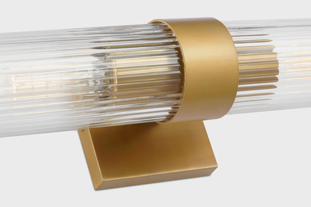 Geneva Linear Sconce | Burnished Brass - Image 3