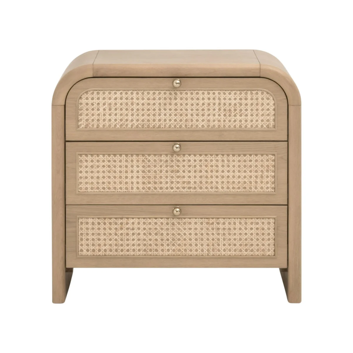 Cannes 3-Drawer Nightstand - Image 1
