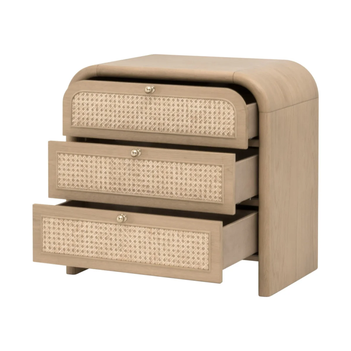 Cannes 3-Drawer Nightstand - Image 2