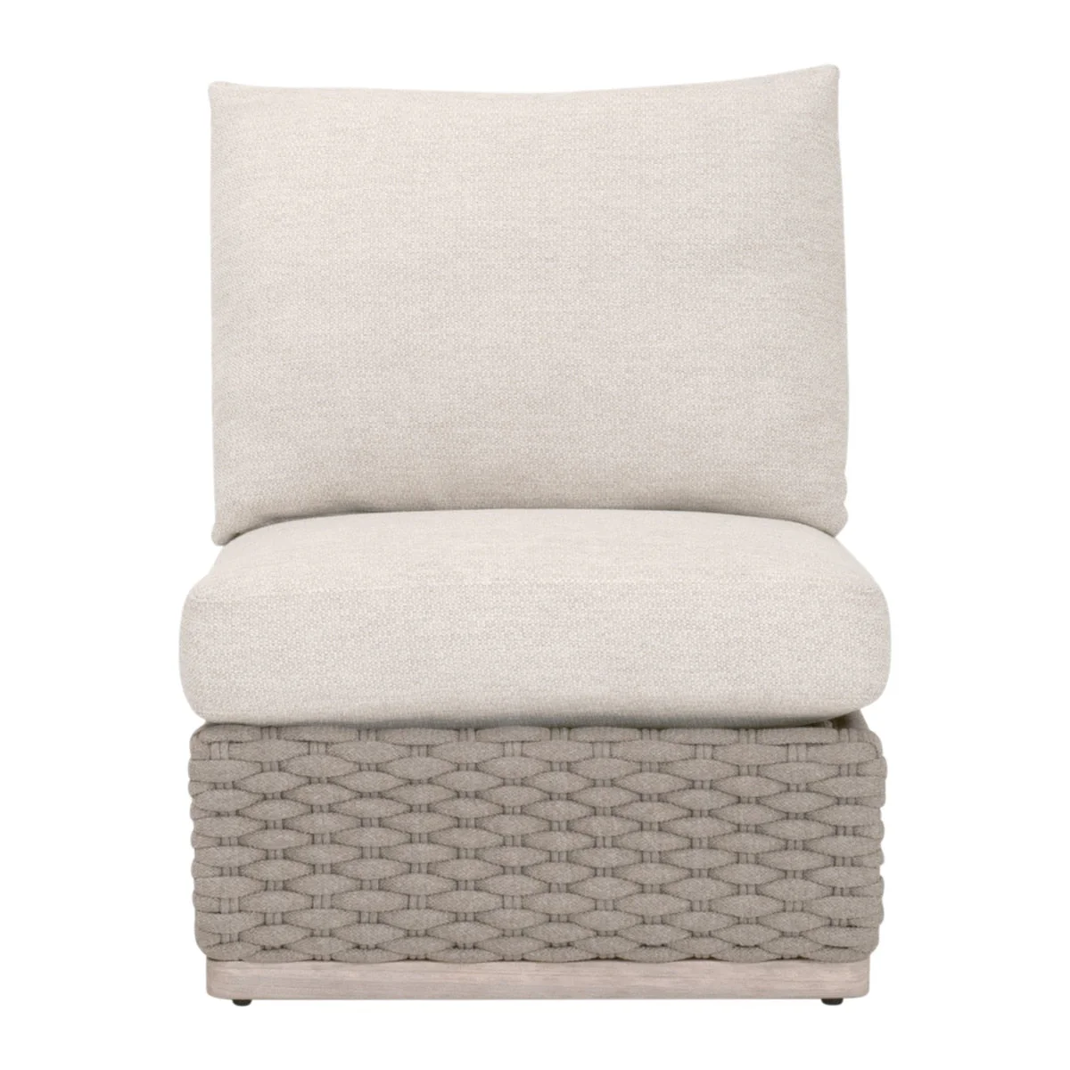 Caspian Outdoor Modular Armless Sofa Chair - Image 1