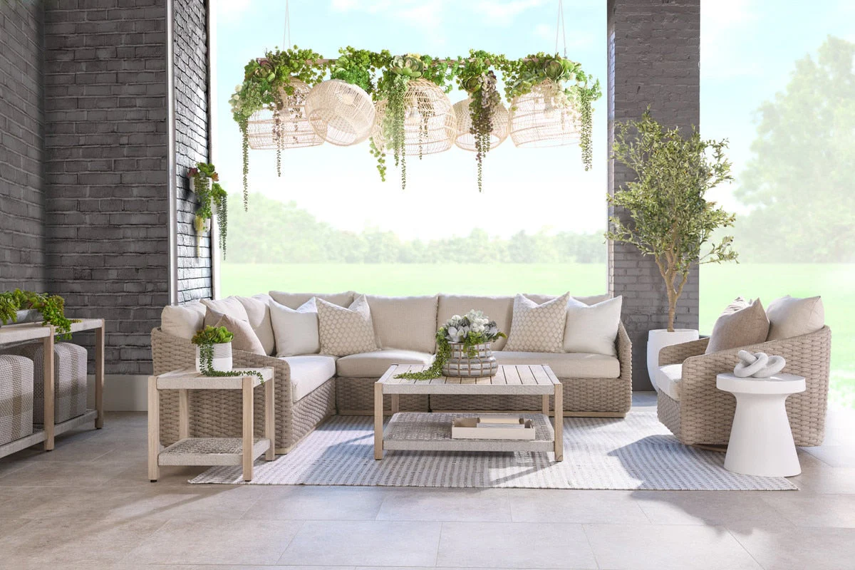 Caspian Outdoor Modular Left Facing 1-Arm Sofa - Image 3