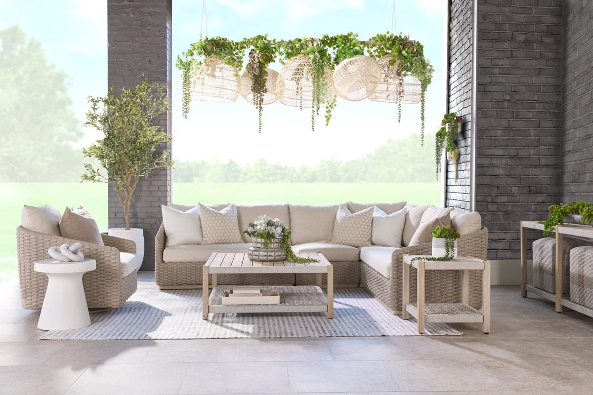 Caspian Outdoor Modular Right Facing 1-Arm Sofa - Image 3