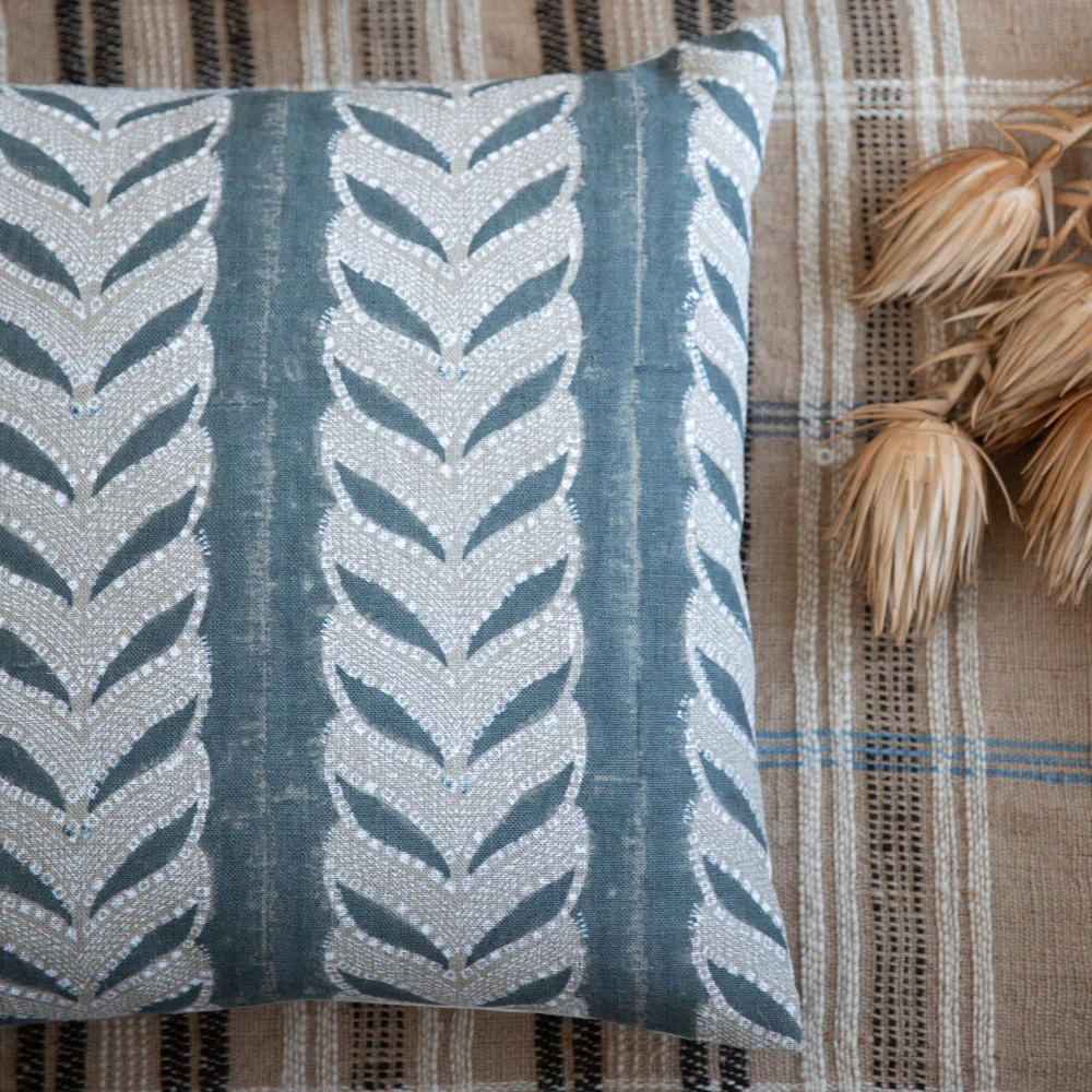 Claire Teal Pillow - Image 3