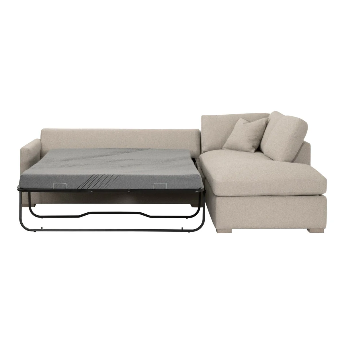 Clara 112" Slim Arm Sleeper Queen RF Sectional - Image 2