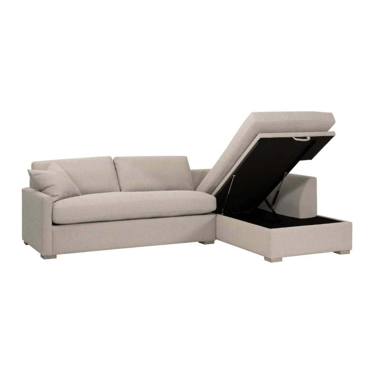 Clara 112" Slim Arm Sleeper Queen RF Sectional - Image 3