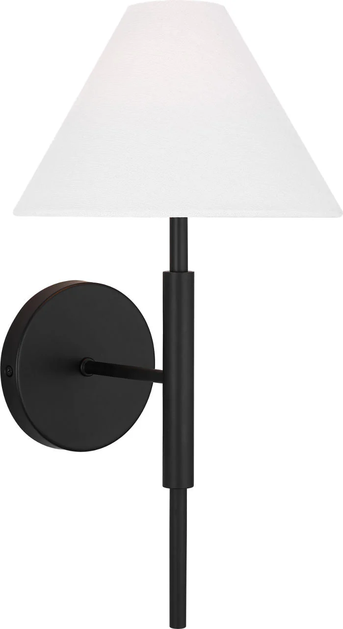 Porteau Medium Sconce Midnight Black - Image 2