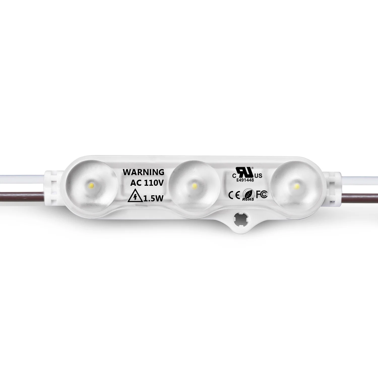 Single Color LED Module Direct AC 110V - 1.5W - IP67 (Each Pack = 100 pcs) #383 - Image 1