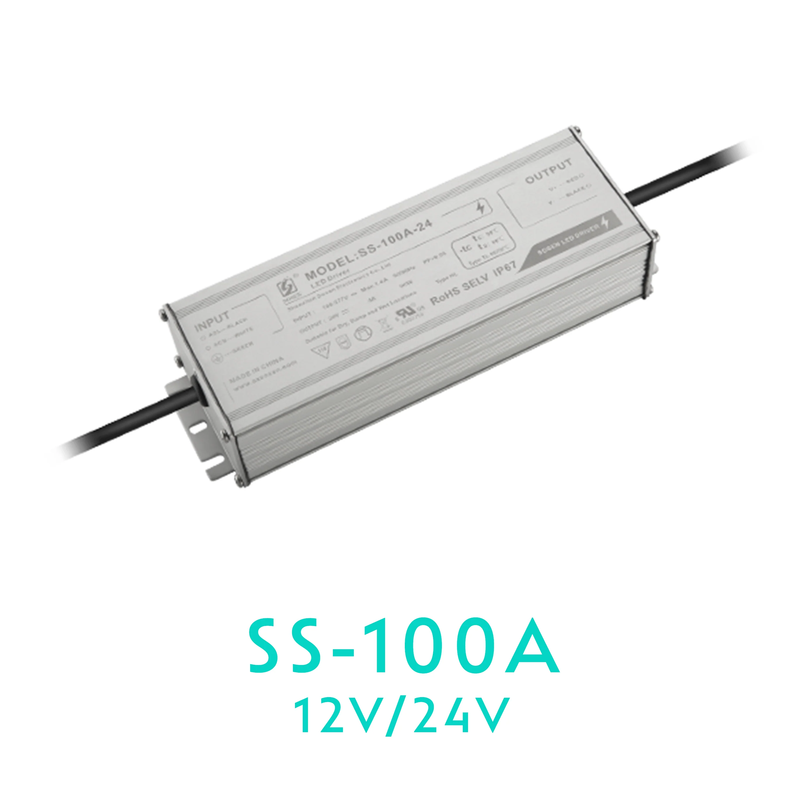 SOSEN SS-100A Constant Voltage Driver – 100W – IP67 #650-666