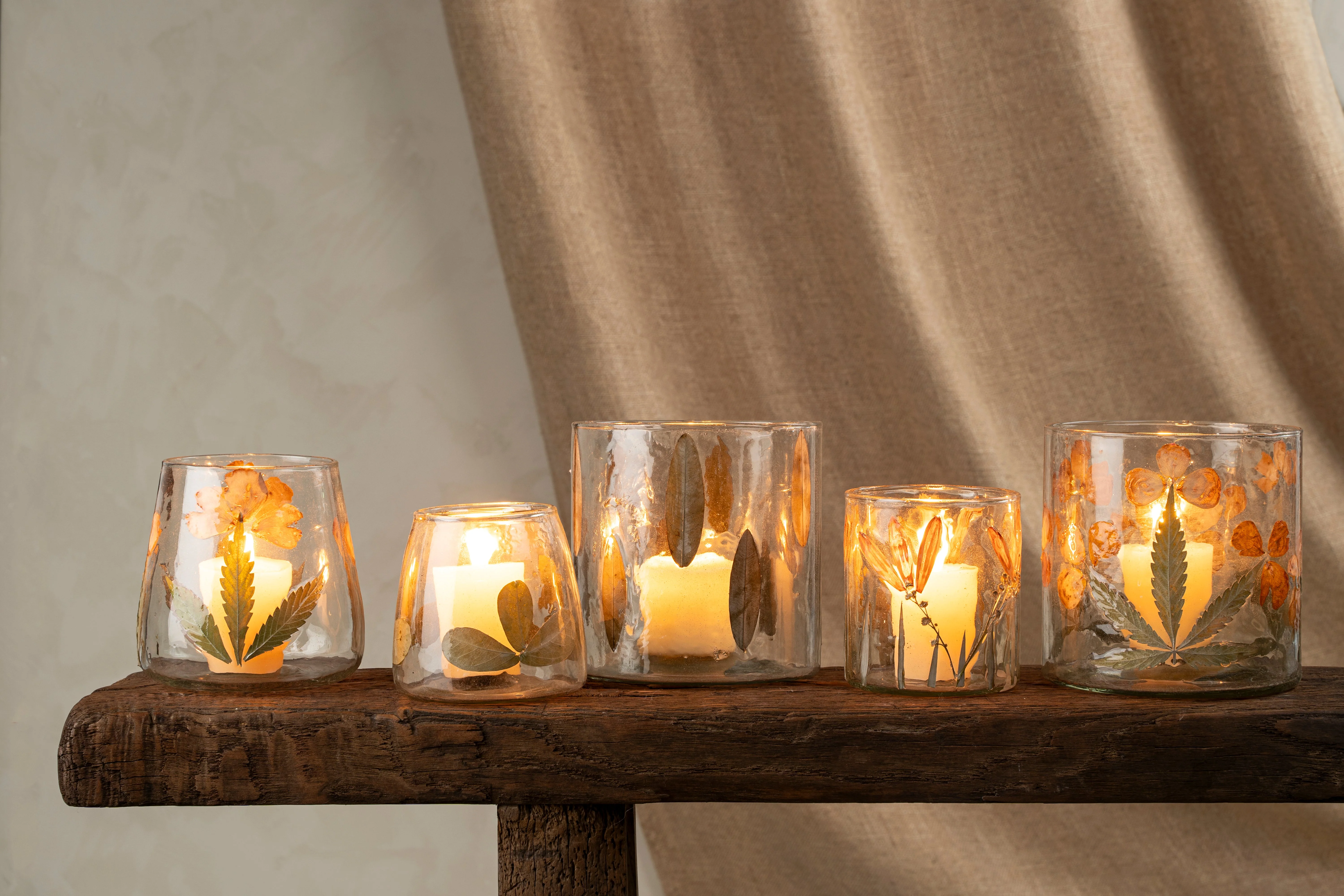 Pressed Leaf Votive L - Image 3