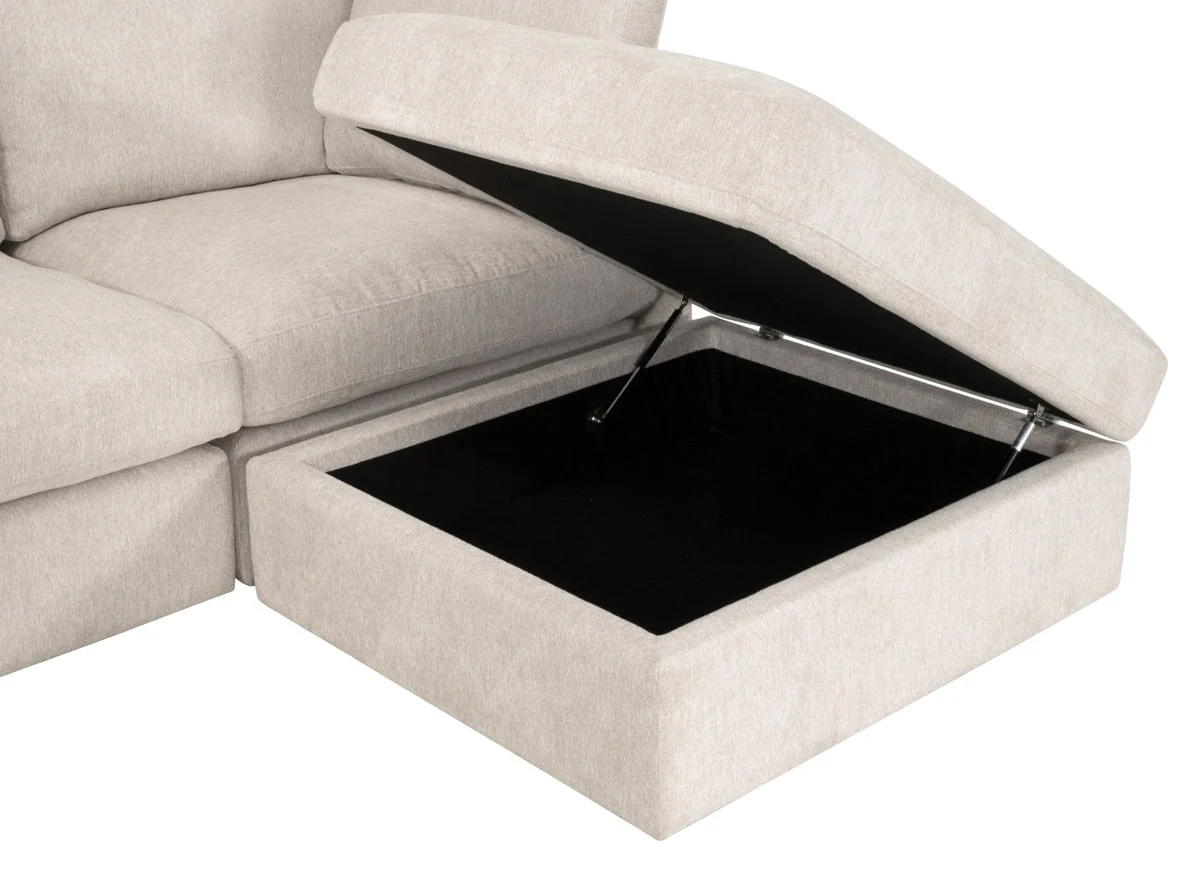 Daley Modular Storage Ottoman - Image 3