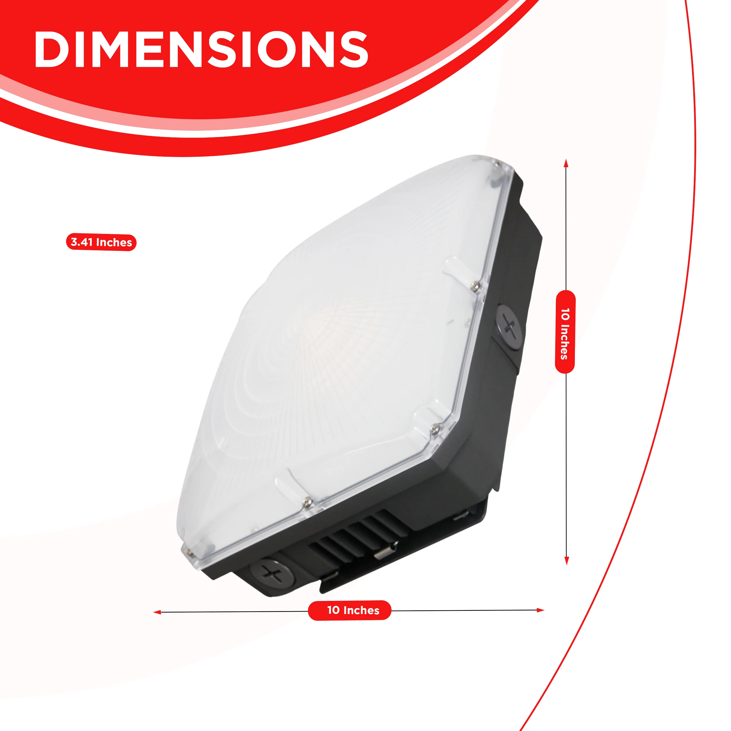 40/60/70W Garage Canopy - Dimmable - 3CCT(3000K/4000K/5000K) - Available in White & Black -ETL & DLC #103/104 - Image 3