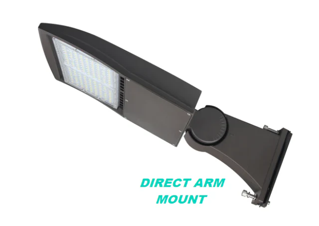 Direct Arm Mount - Shoebox Light Mounting Bracket - Bronze - Image 2
