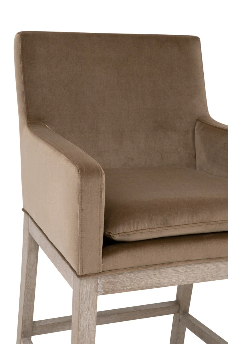 Drake Counter Stool | Caramel Velvet - Image 3