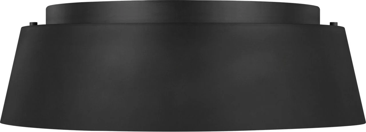 Asher Medium Flush Mount Midnight Black - Image 1