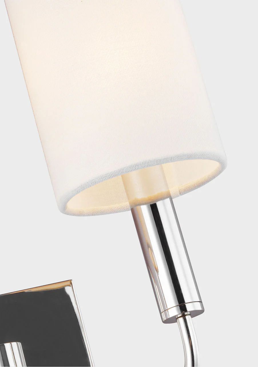 Brianna Double Sconce Polished Nickel - Image 3