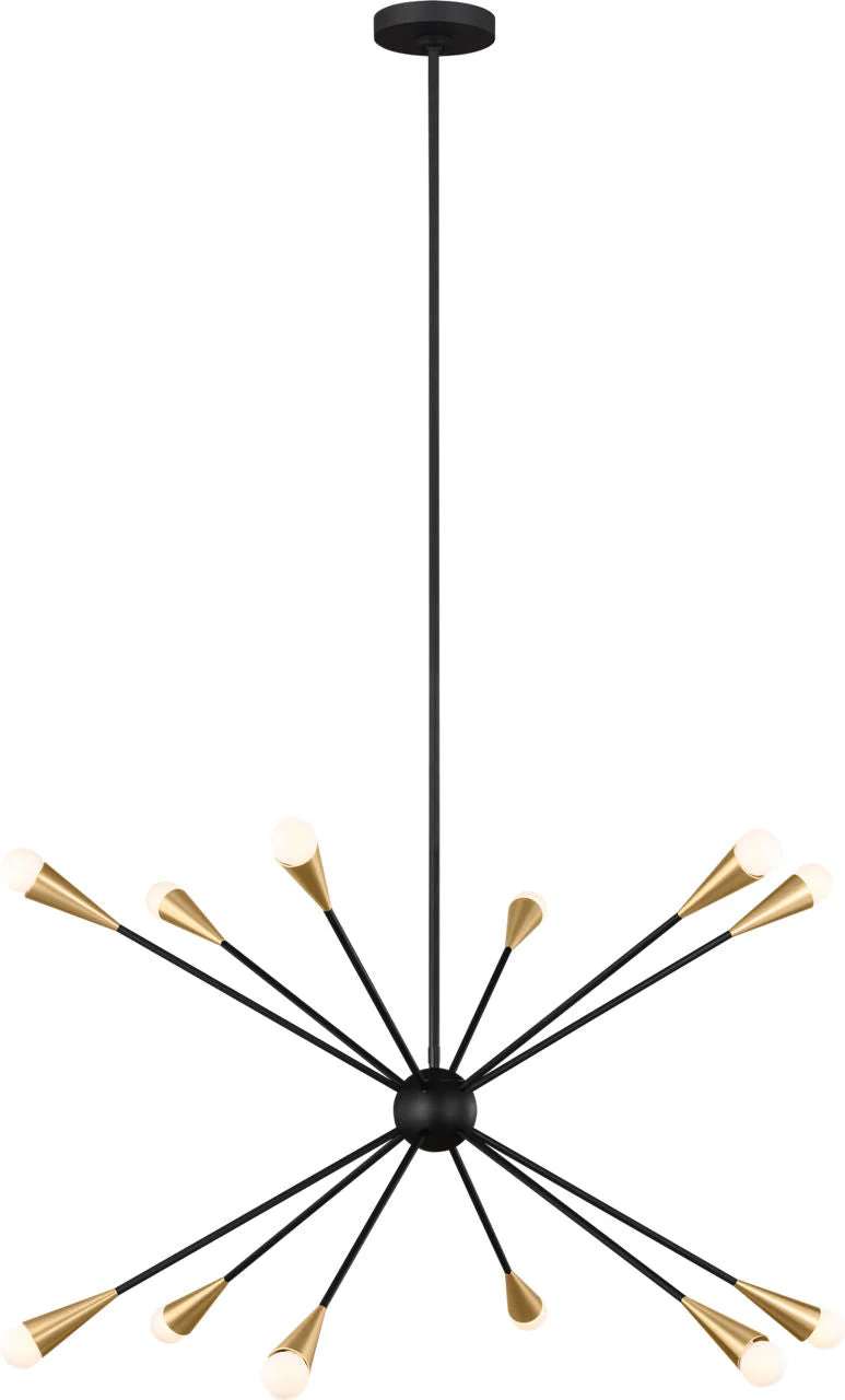 Jax Large Chandelier Midnight Black - Image 1
