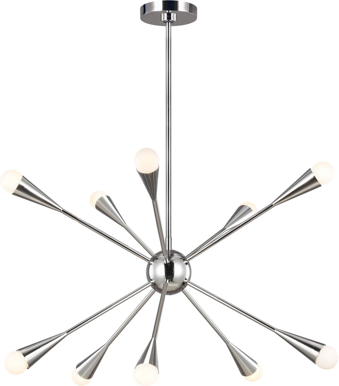 Jax Medium Chandelier Polished Nickel - Image 2