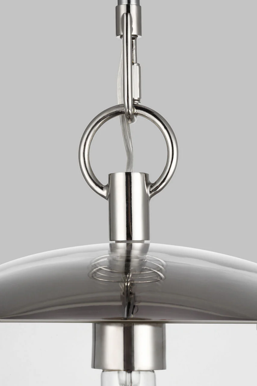 Atlantic Sphere Pendant | Polished Nickel Bulb(s) Not Included - Image 2