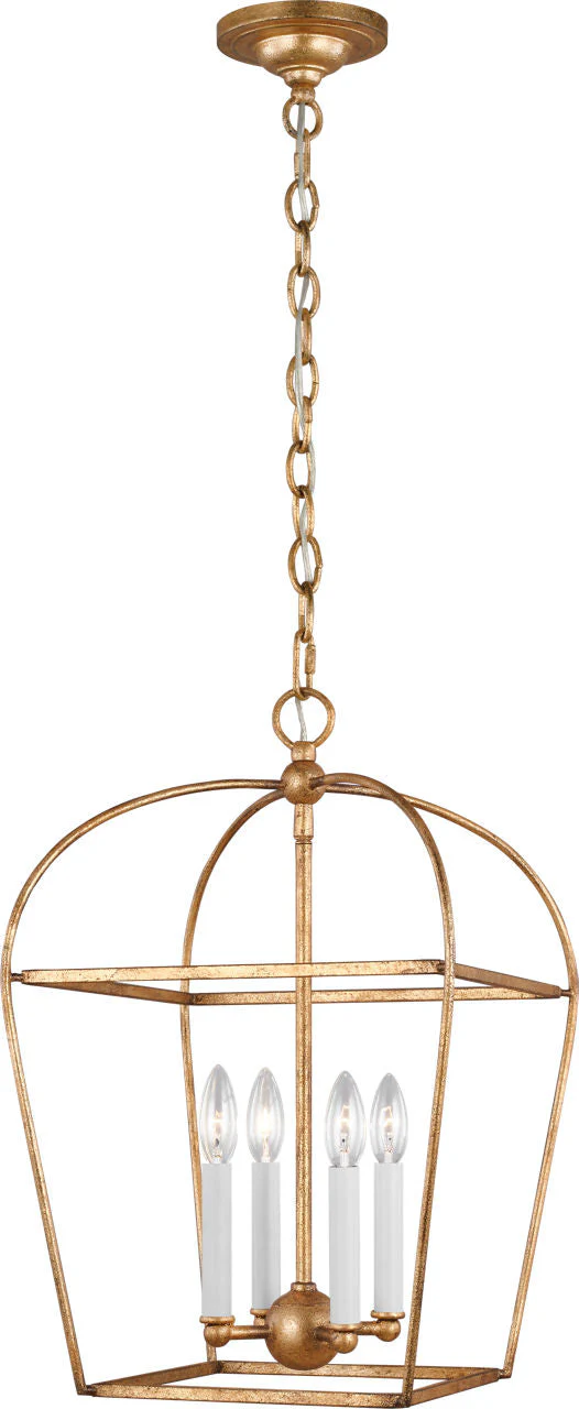 Stonington Small Lantern Antique Gild - Image 1