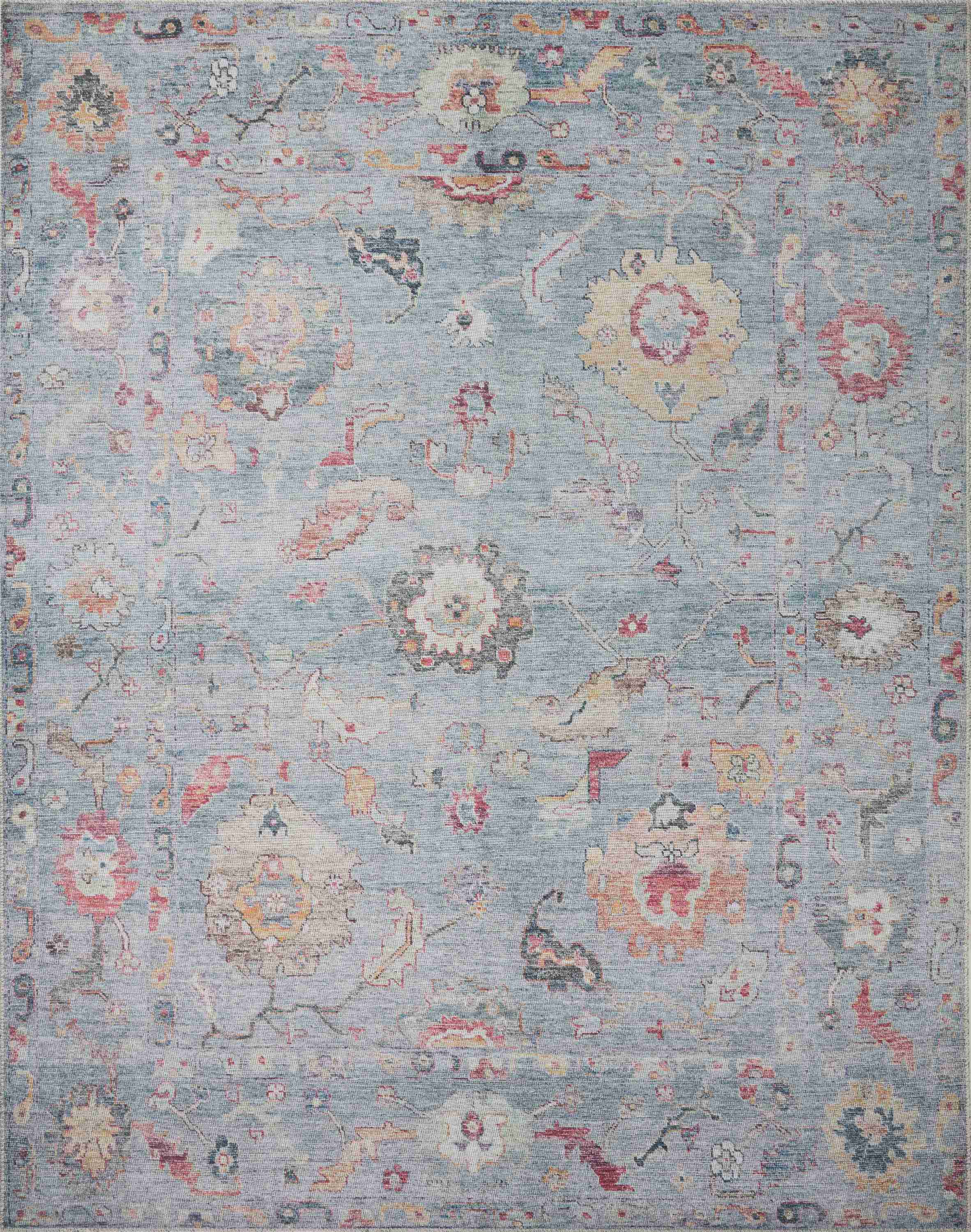 Loloi II | Elysium Collection | Denim / Multi | ELY-04 - Image 1