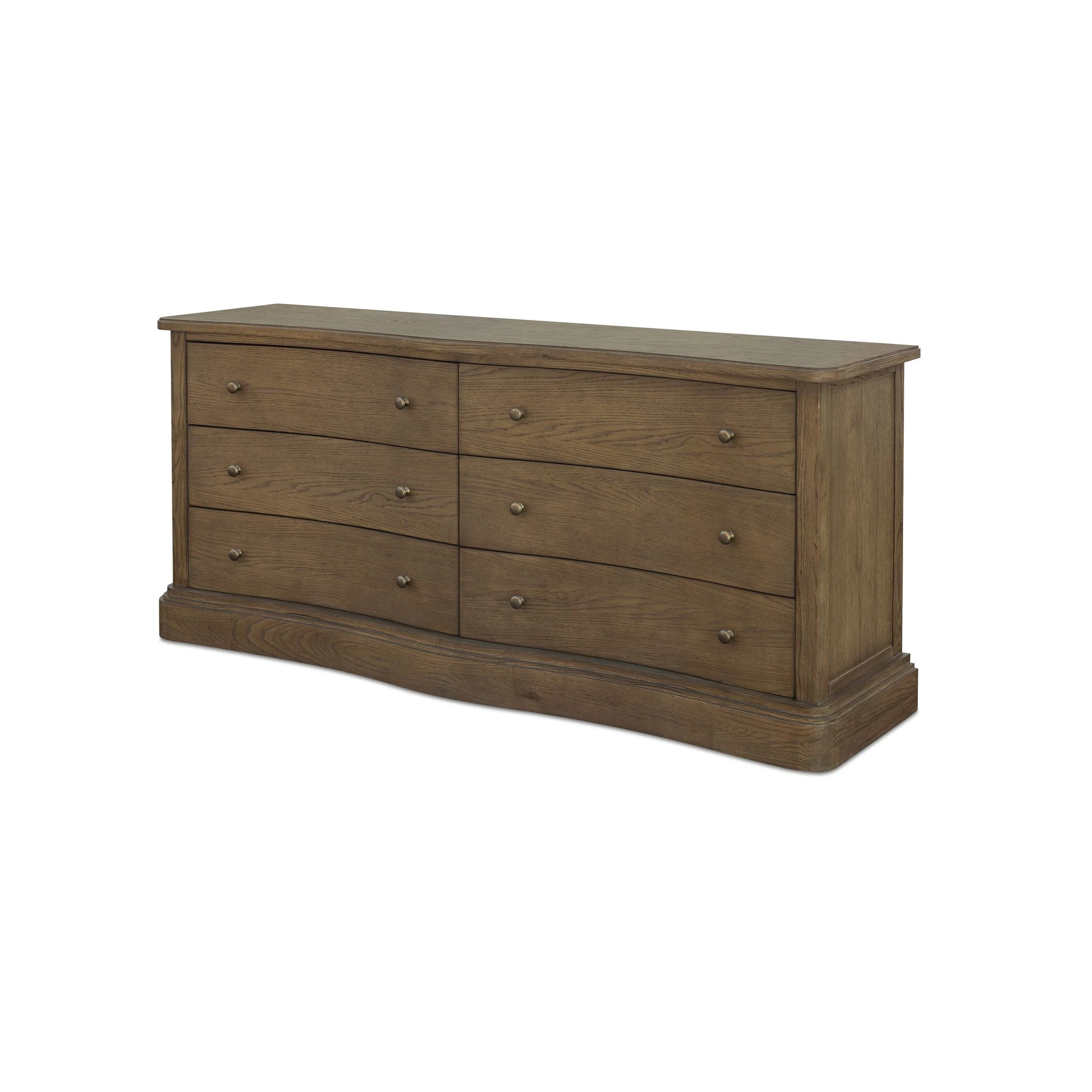Clarence 6 Drawer Dresser Warm Brown - Image 2