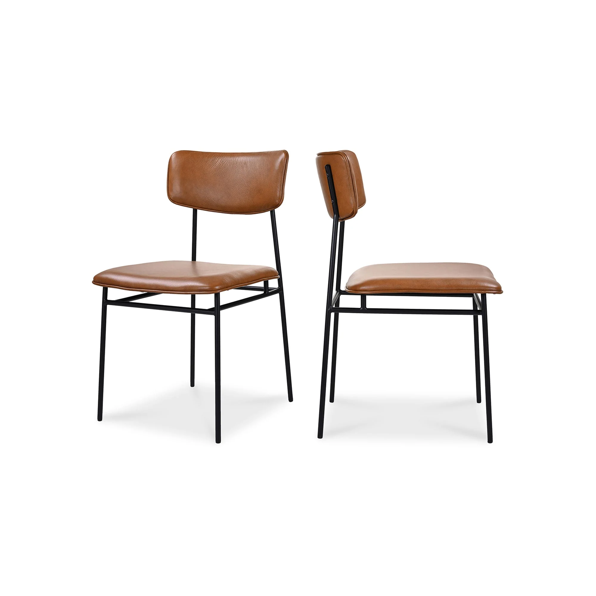 Sailor Dining Chair Brown - Set Of Two - Image 1