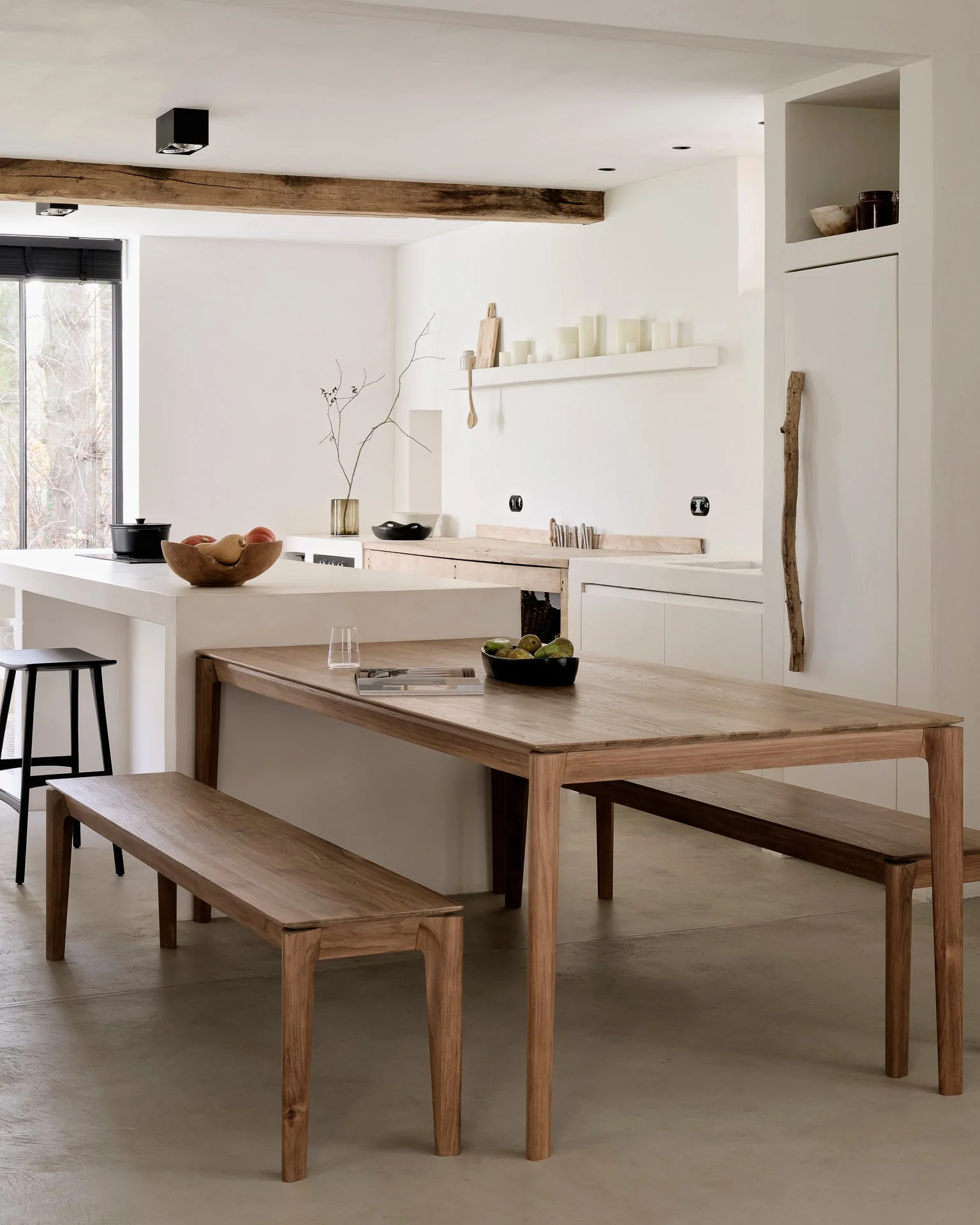 Bok Bench | Teak | 65" X 14" - Image 1