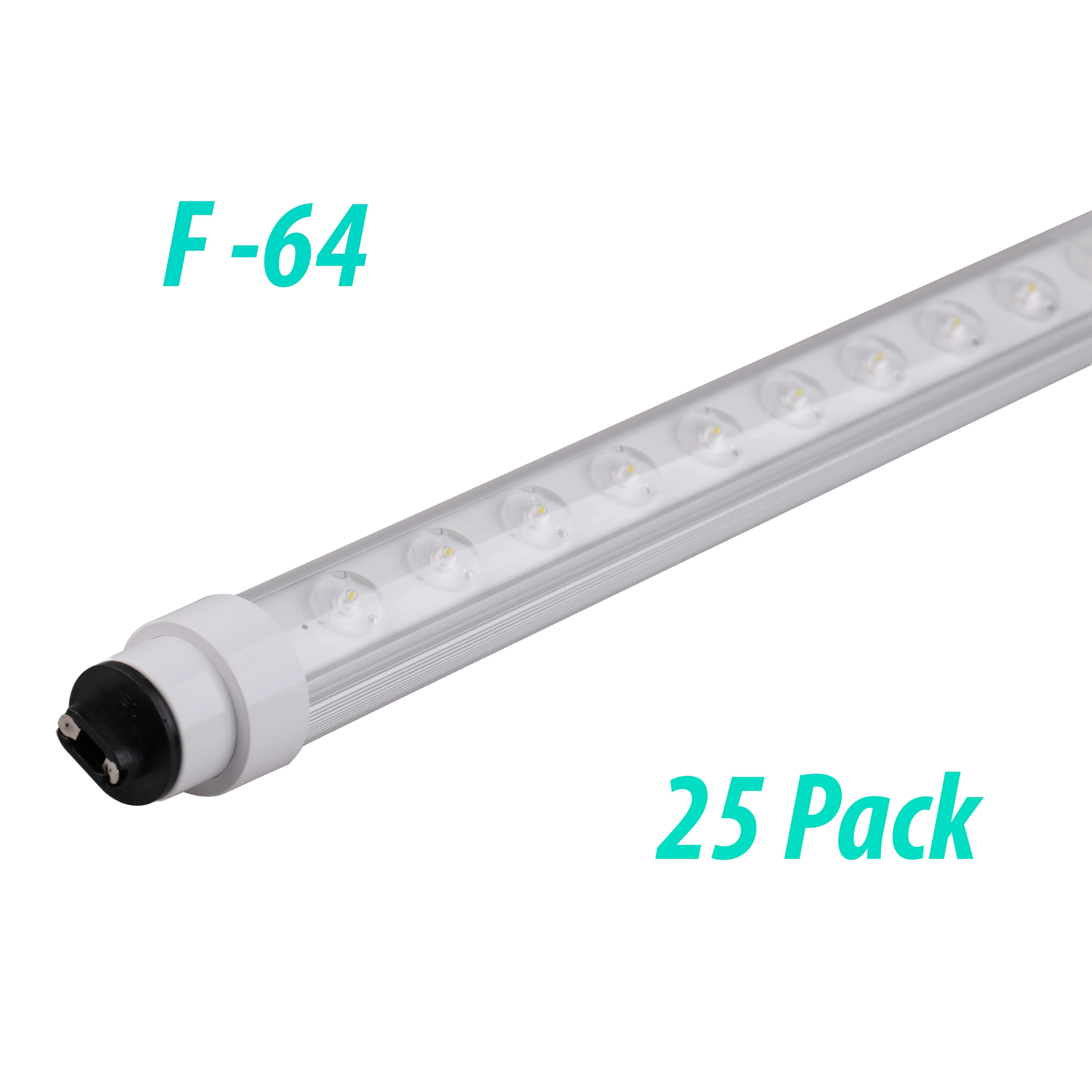 LED Sign Bulb F-64 T10 HO 6000K – 36W – 25 Pack