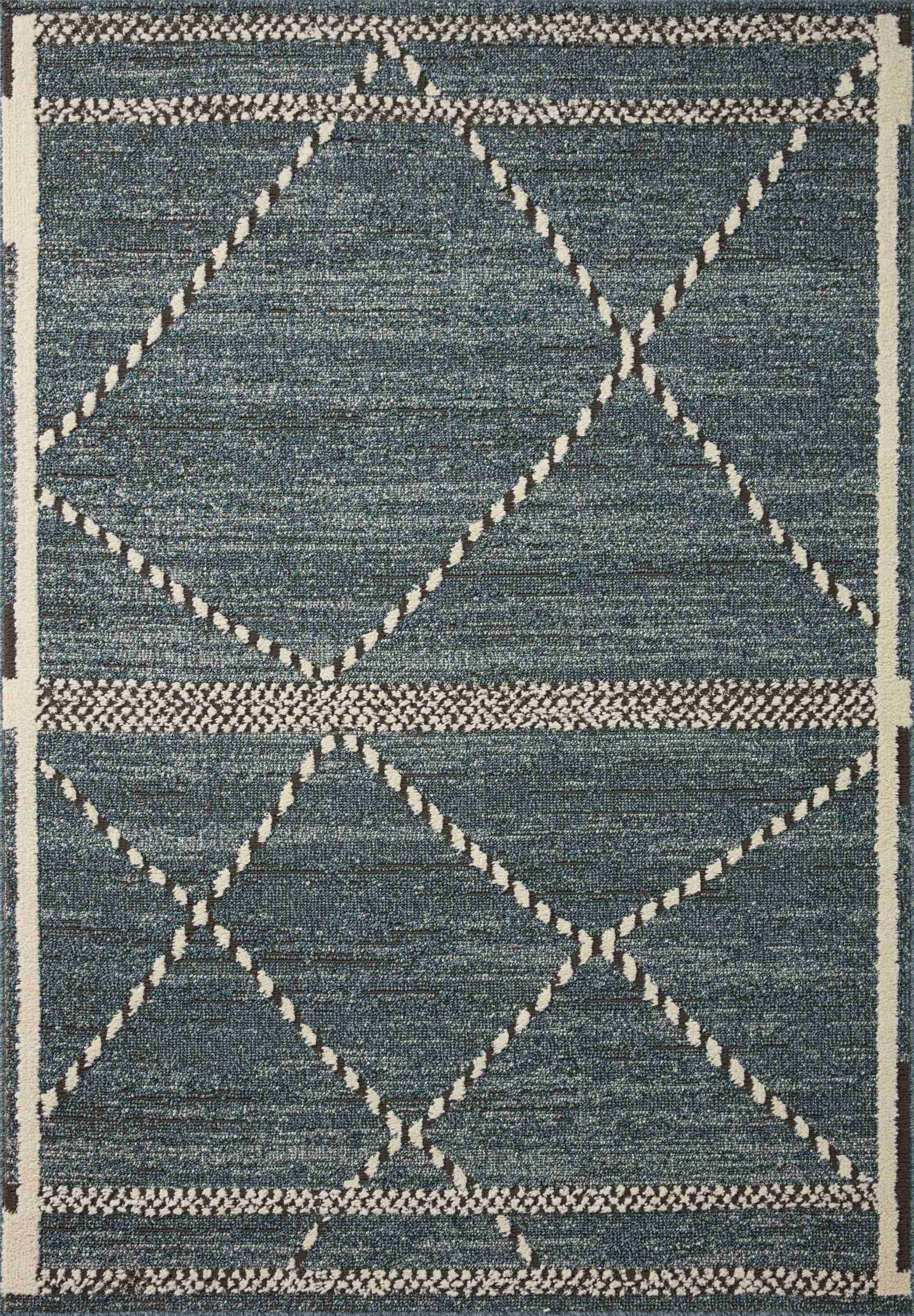 Loloi II | Fabian Collection | Denim / Charcoal | FAB-01 - Image 1