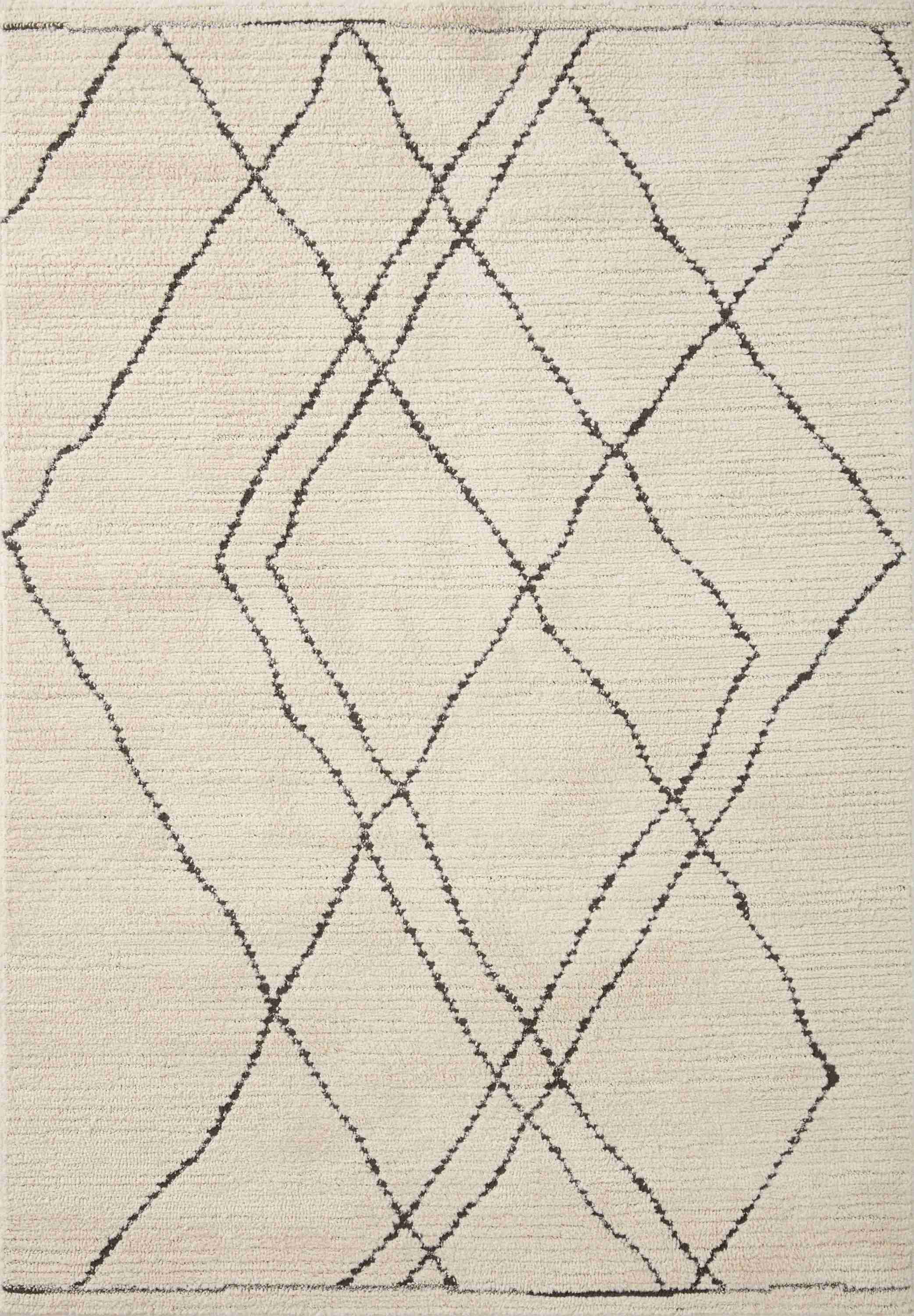 Loloi II | Fabian Collection | Ivory / Charcoal | FAB-02 - Image 1
