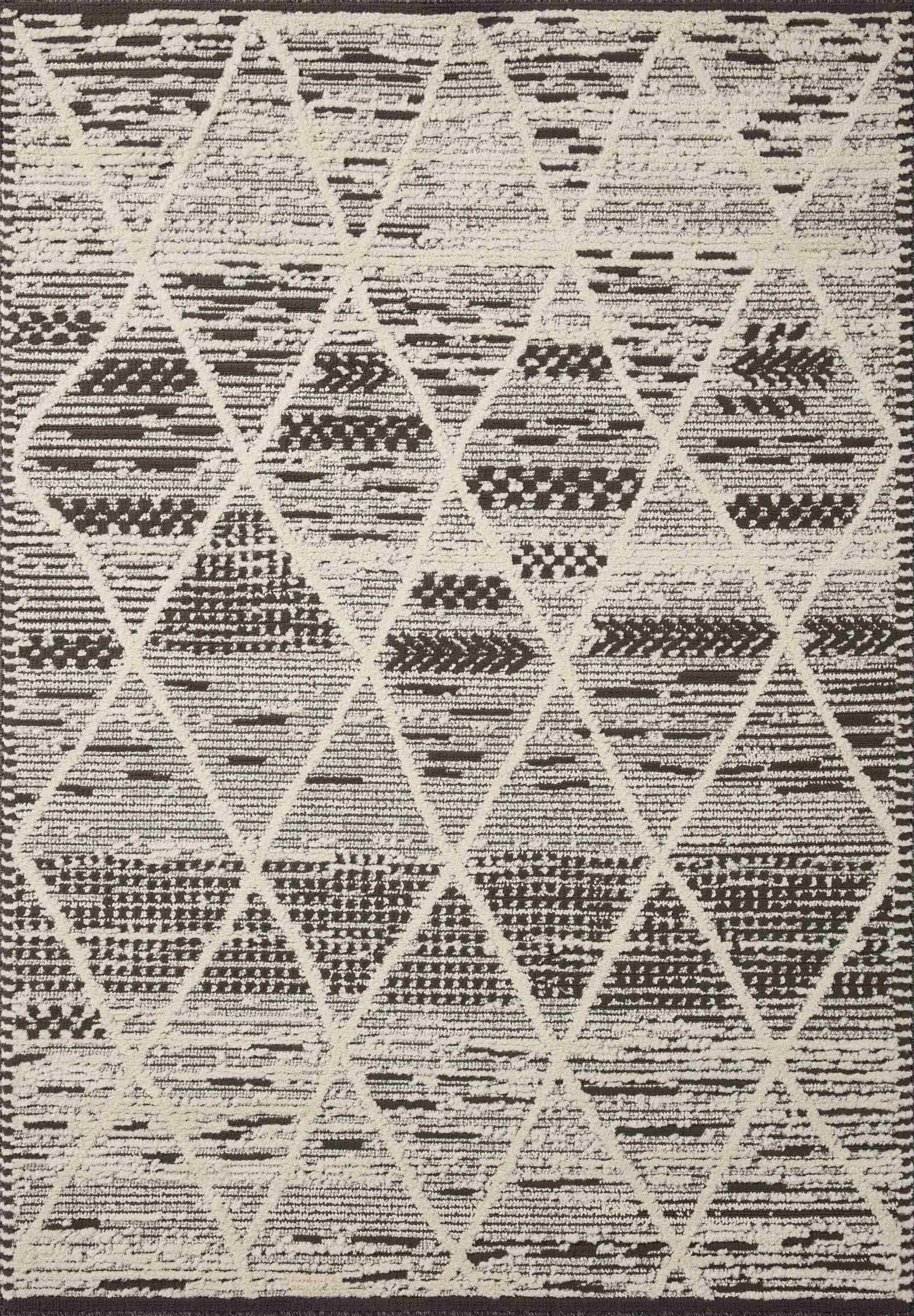 Loloi II | Fabian Collection | Charcoal / Ivory | FAB-03 - Image 1