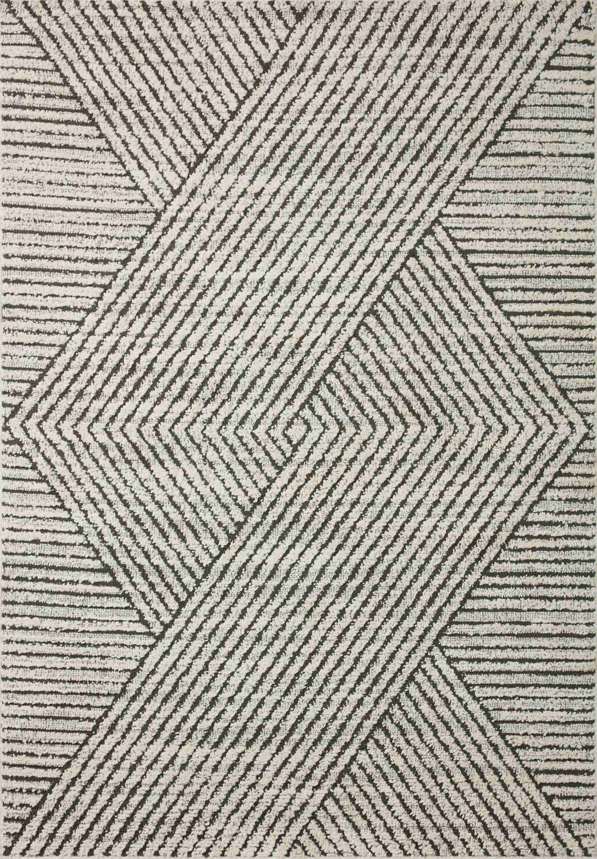 Loloi II | Fabian Collection | Charcoal / Ivory | FAB-06 - Image 1