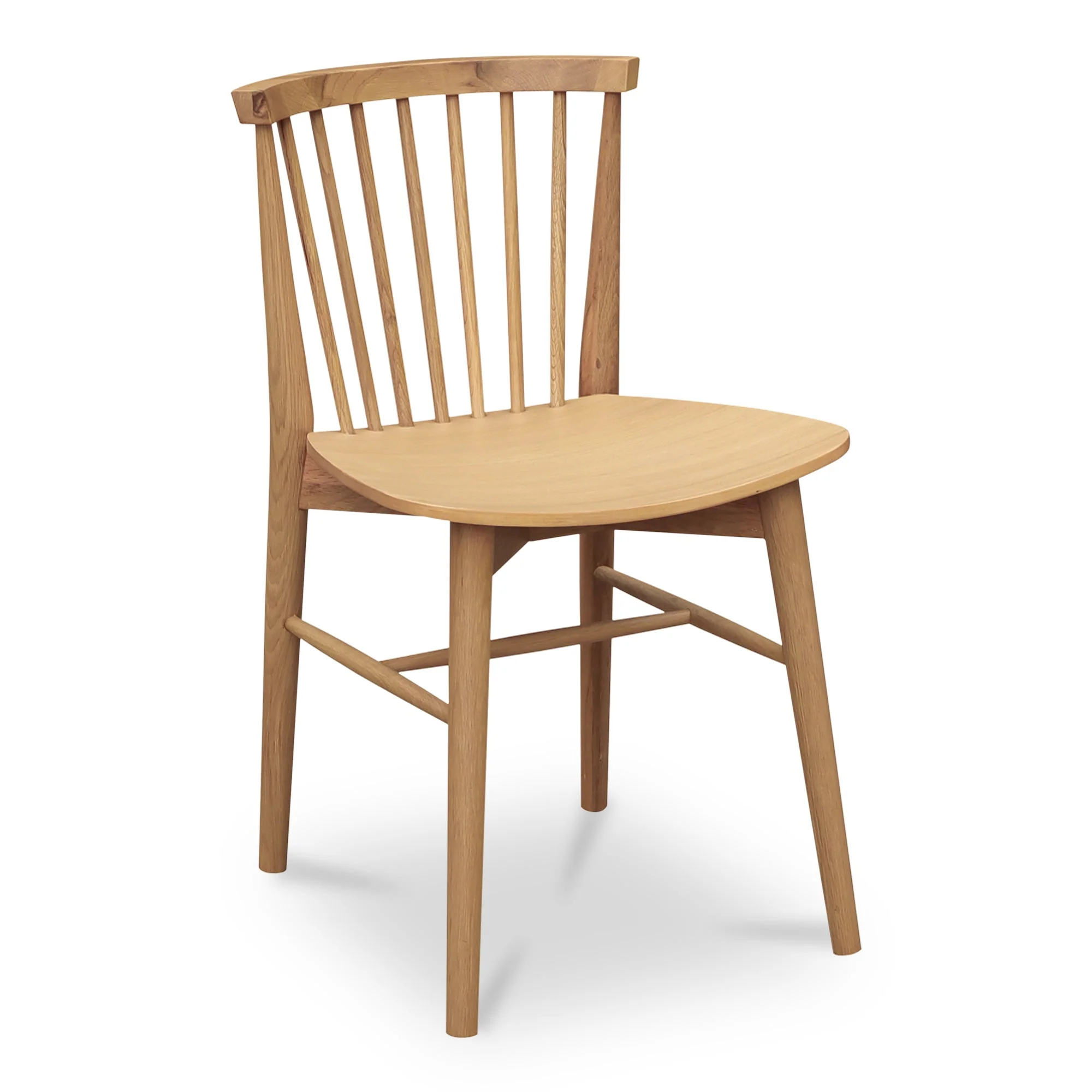 Marley Dining Chair Oak-Set of Two - Image 2