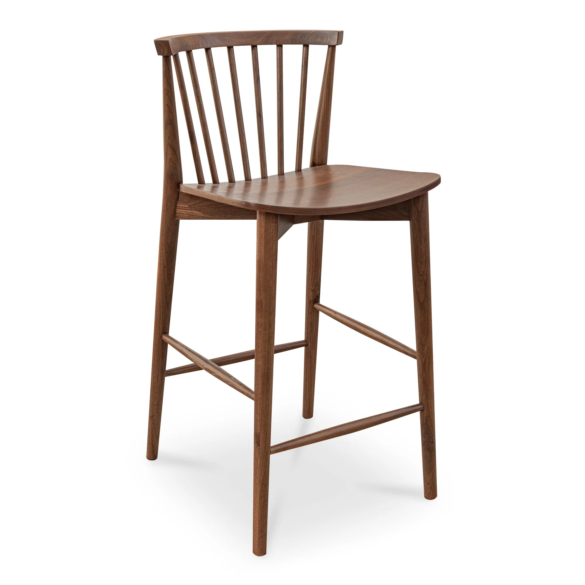 Marley Counter Stool Walnut - Image 2