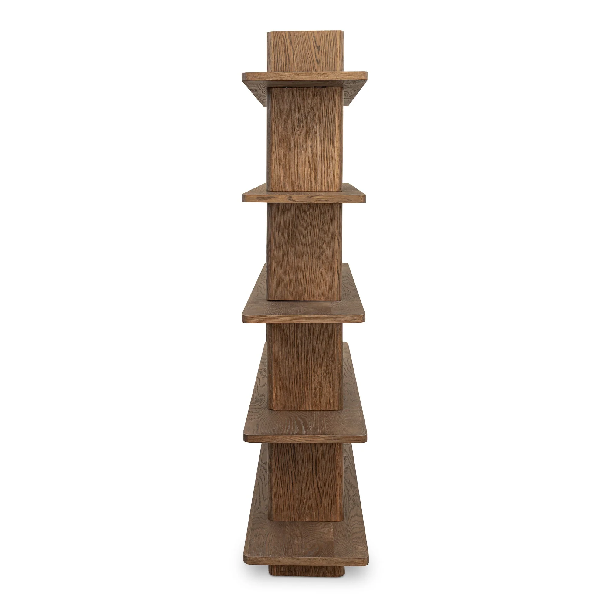 Casey Bookcase Large Dark Brown - Image 3