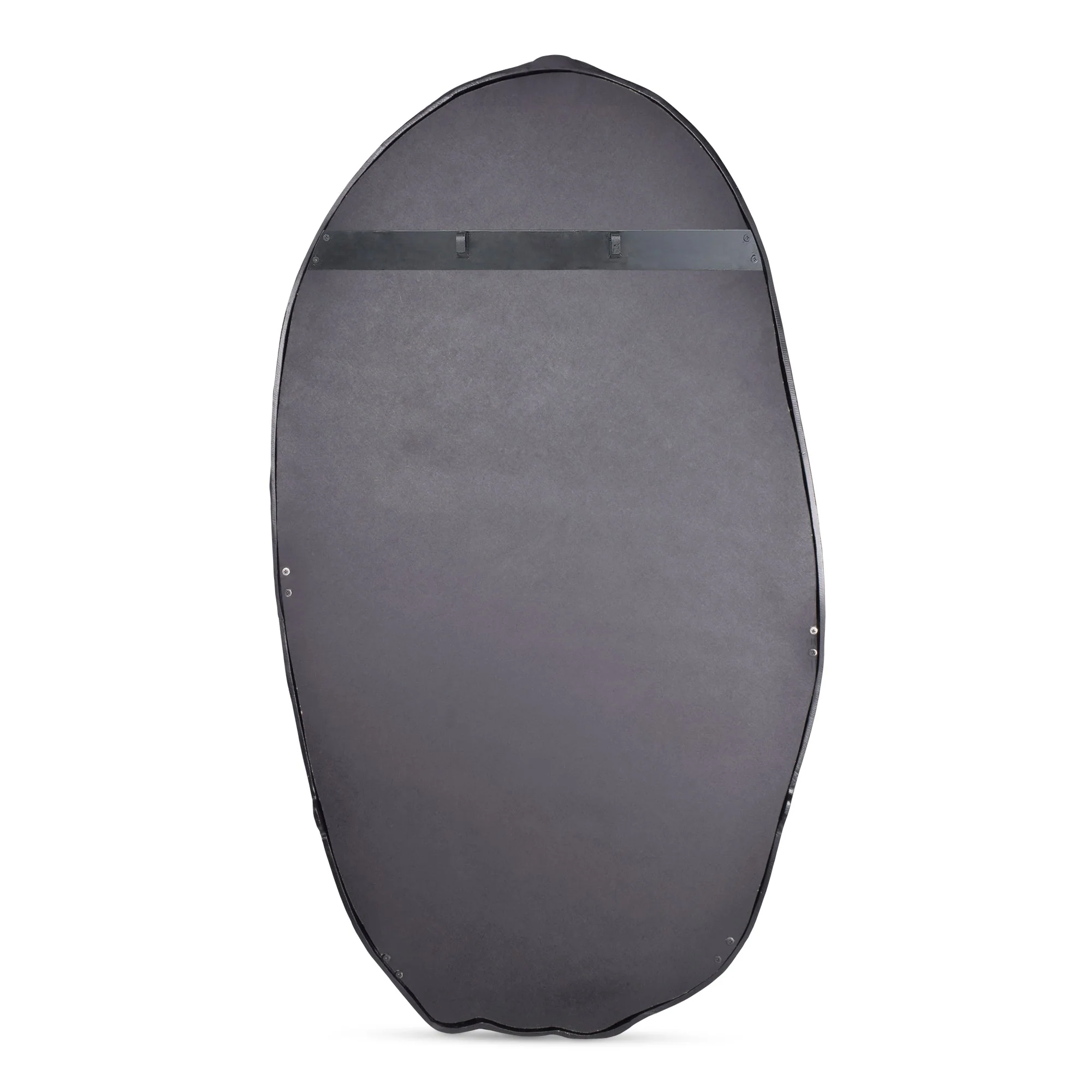 Foundry Oval Mirror Black - Image 3