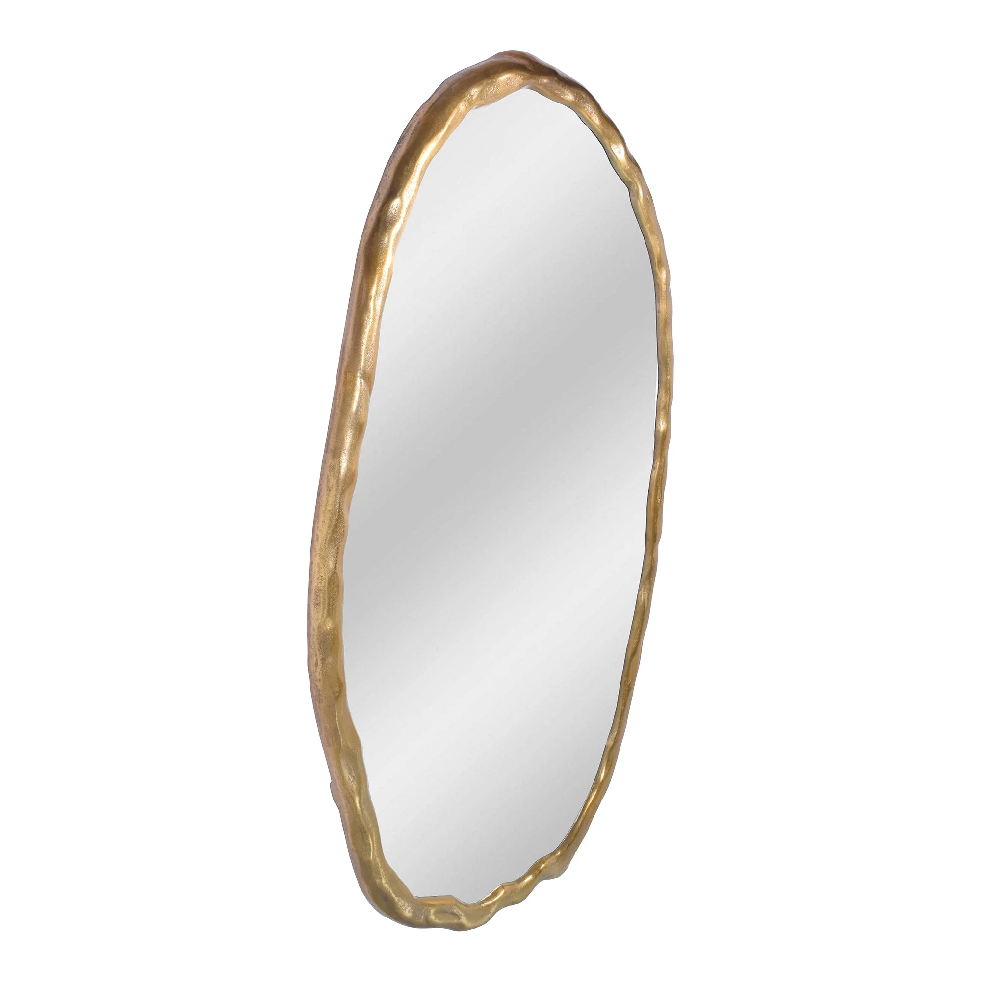 Foundry Oval Mirror Gold - Image 2