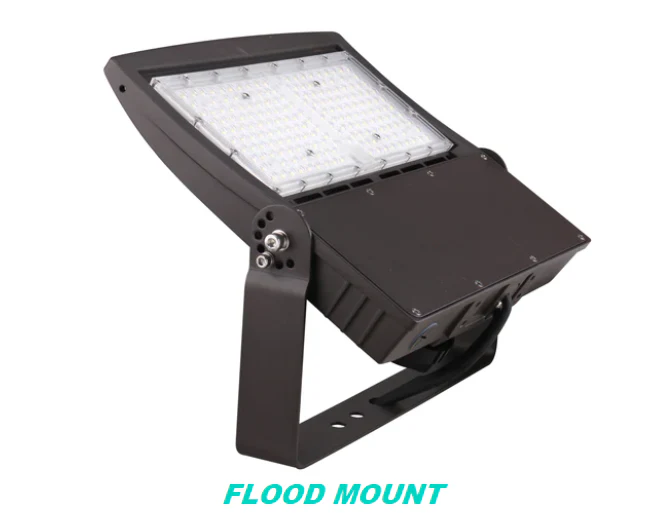 Flood Mount - Shoebox Light Mounting Bracket - Bronze - Image 2