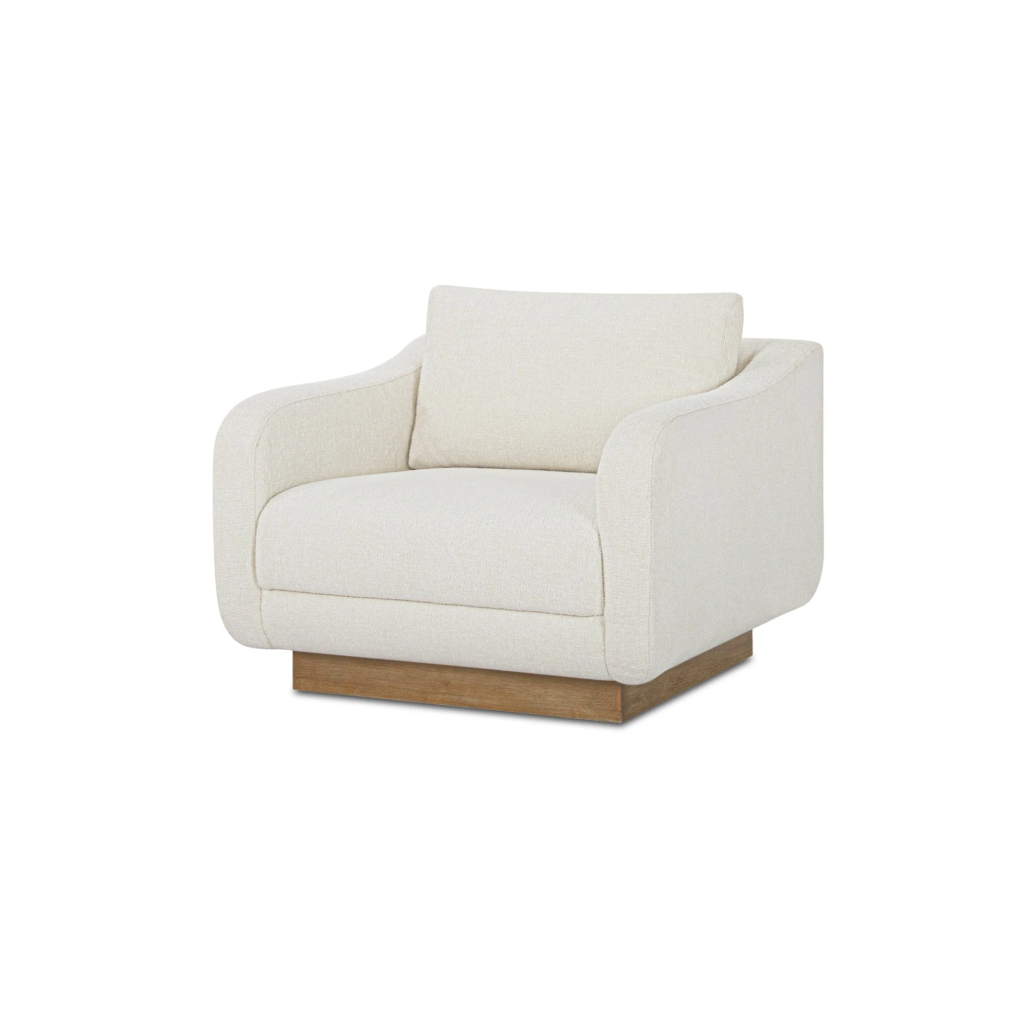 Keane Lounge Chair Cream - Image 3