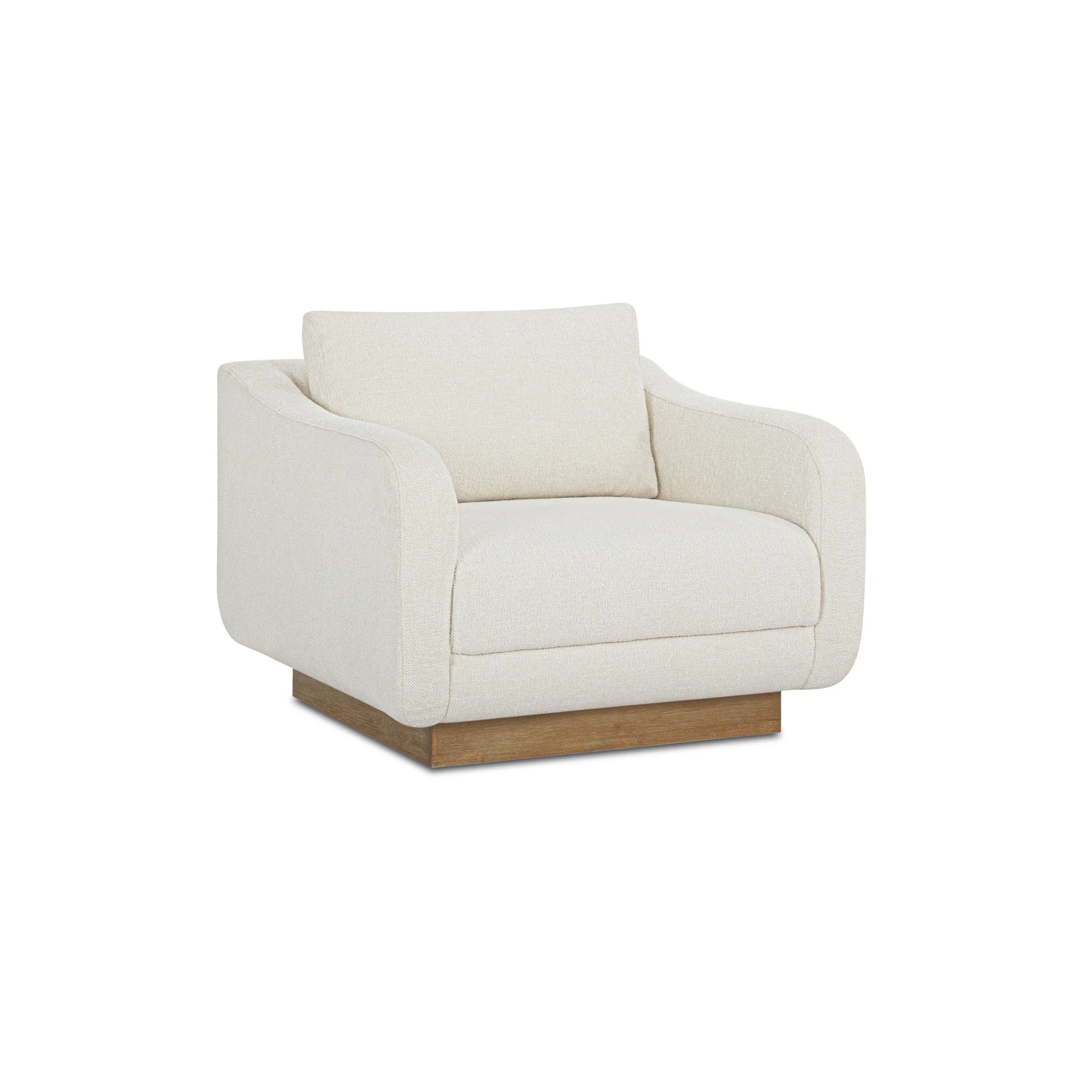 Keane Lounge Chair Cream - Image 2