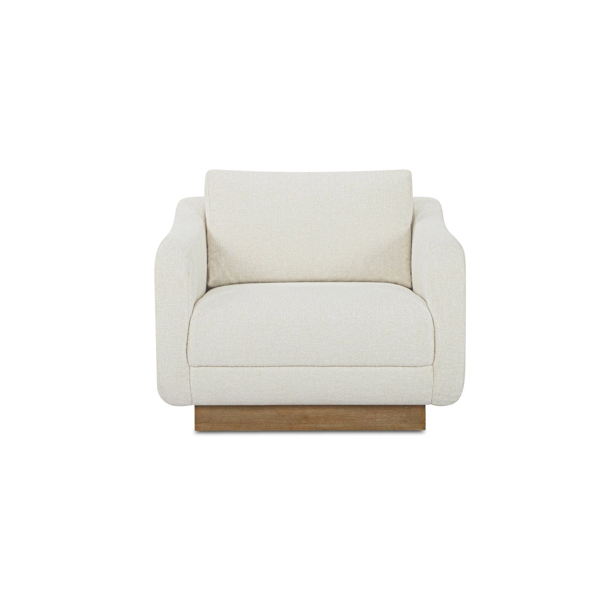 Keane Lounge Chair Cream - Image 1