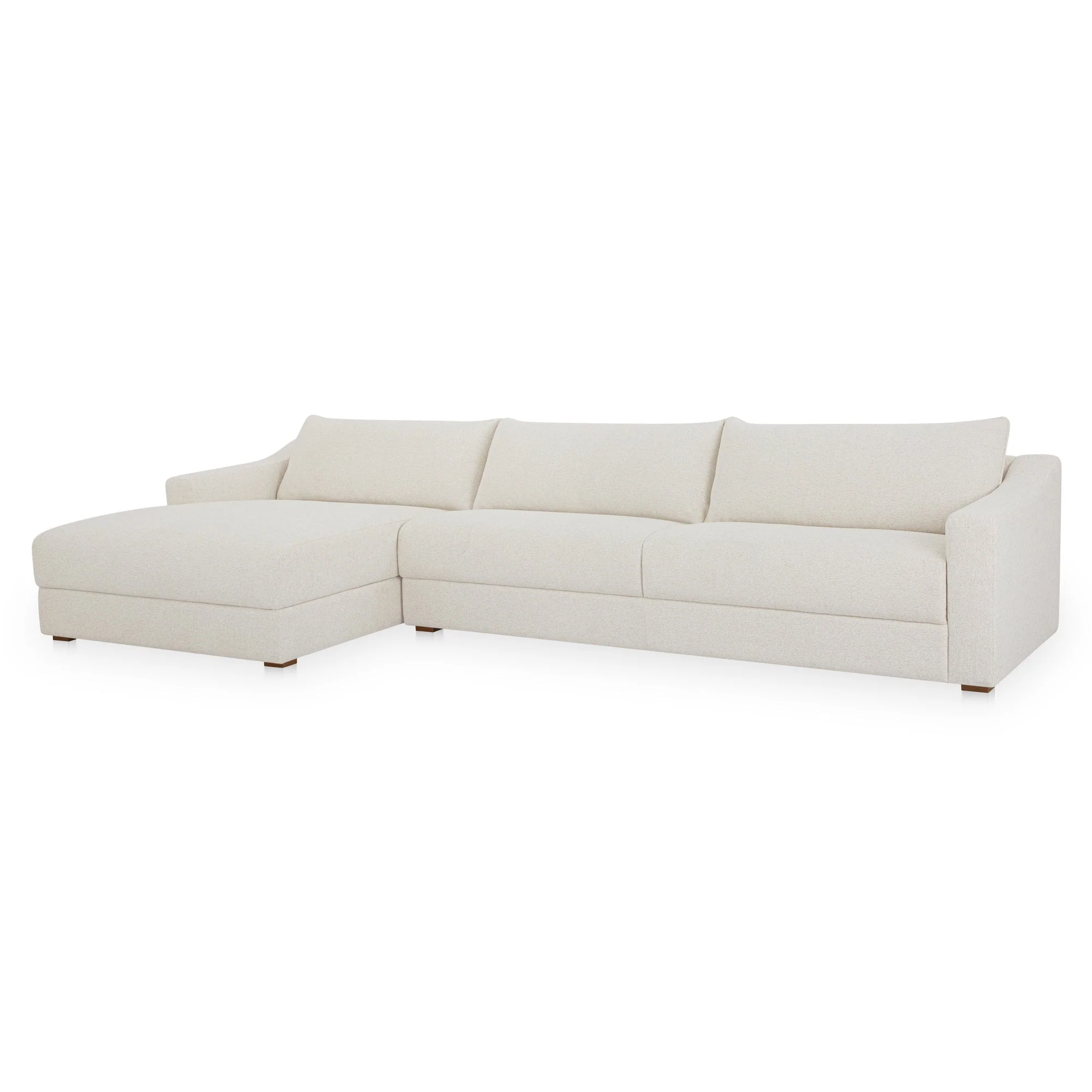 Farrow Sectional Flecked Oat Left - Image 2