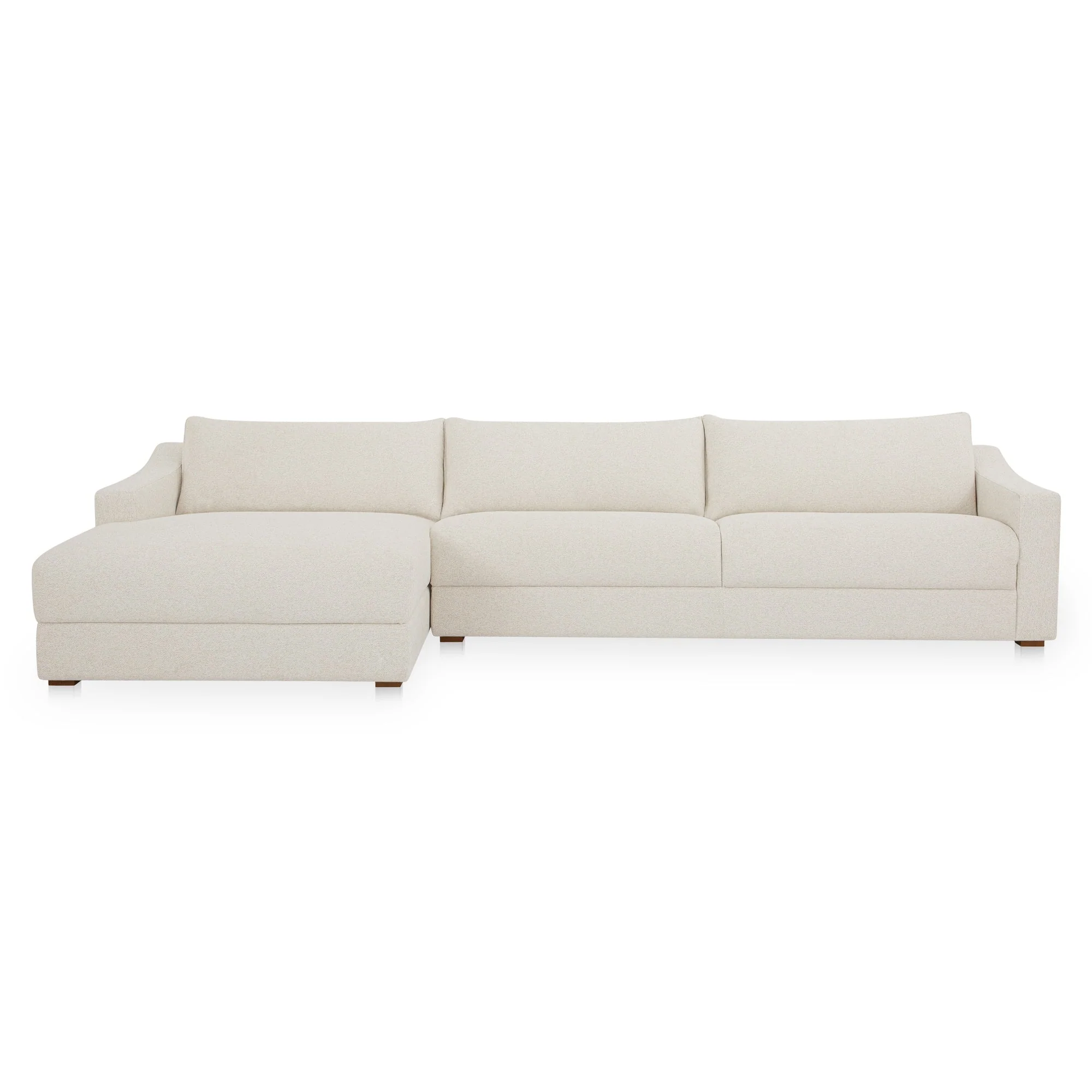 Farrow Sectional Flecked Oat Left - Image 1