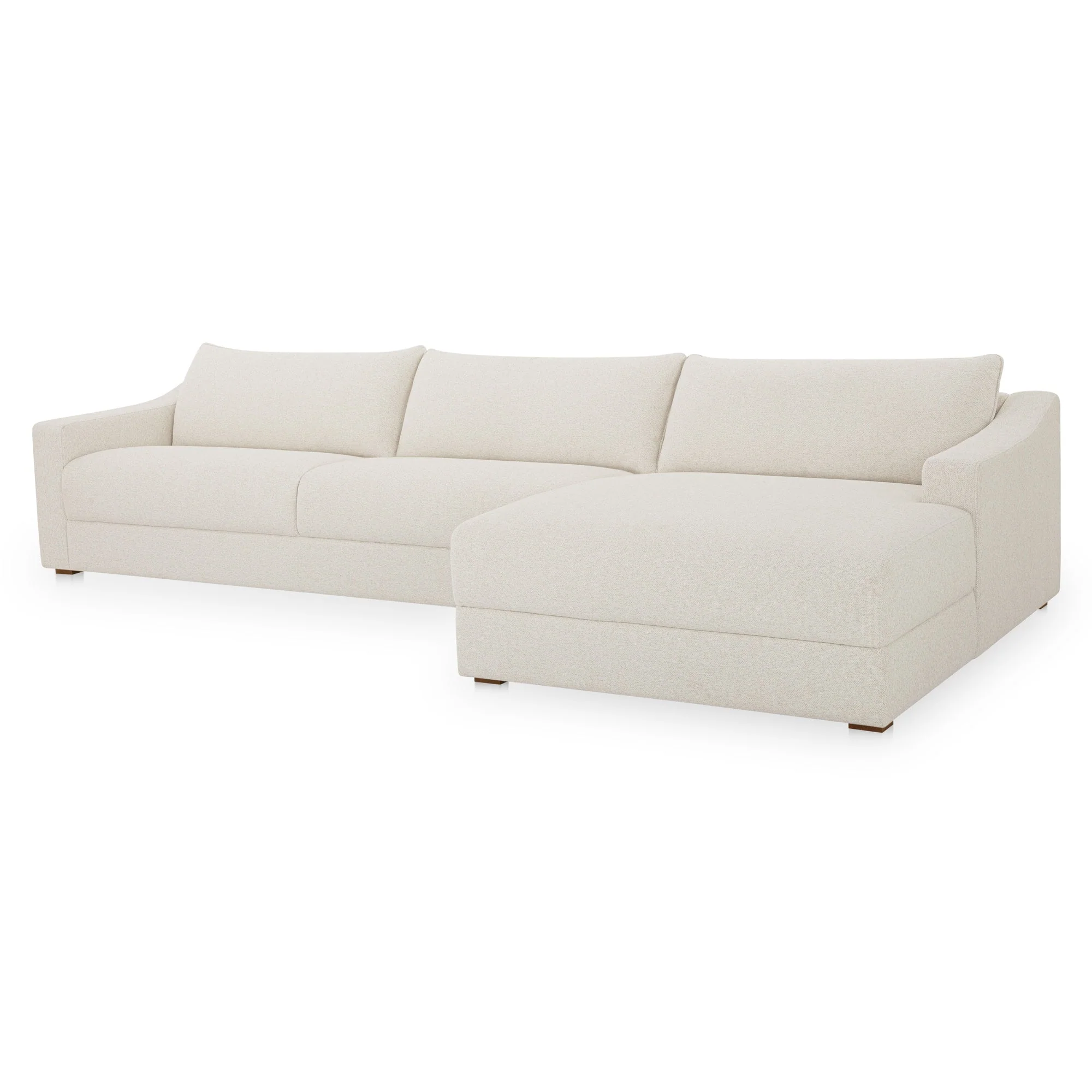 Farrow Sectional Flecked Oat Right - Image 2