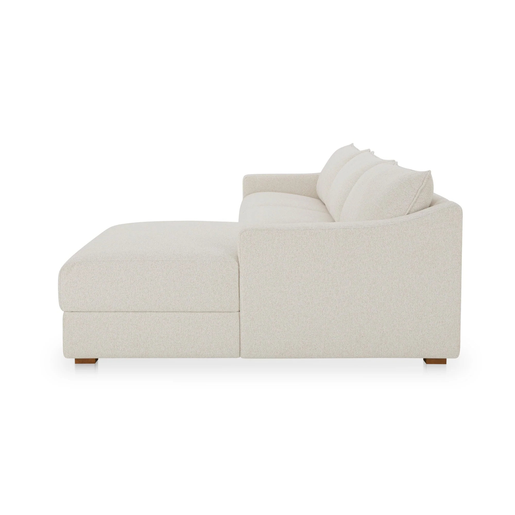 Farrow Sectional Flecked Oat Right - Image 3