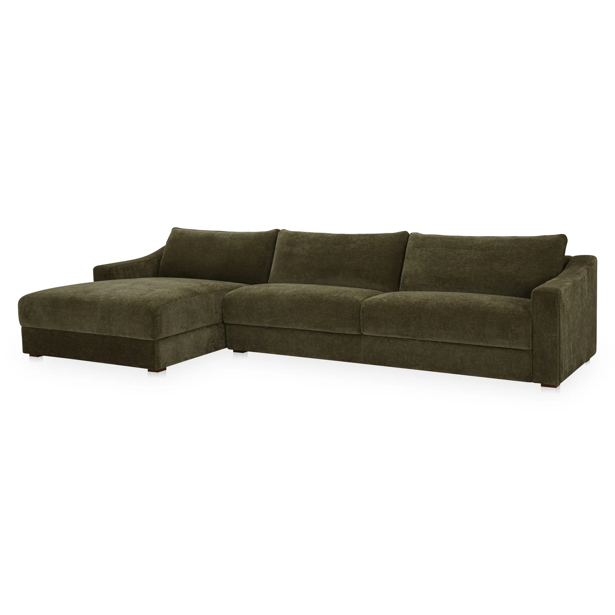 Farrow Sectional Cedar Green Left - Image 2