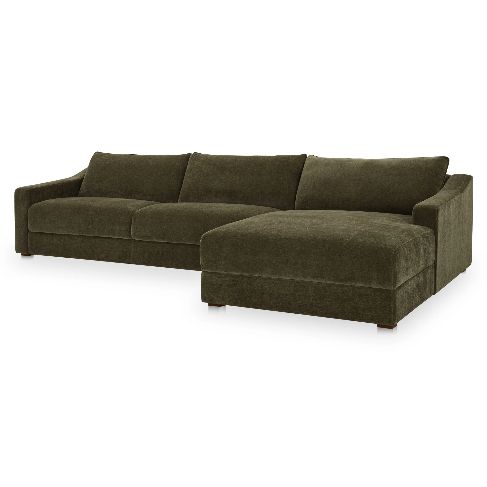 Farrow Sectional Cedar Green Right - Image 2