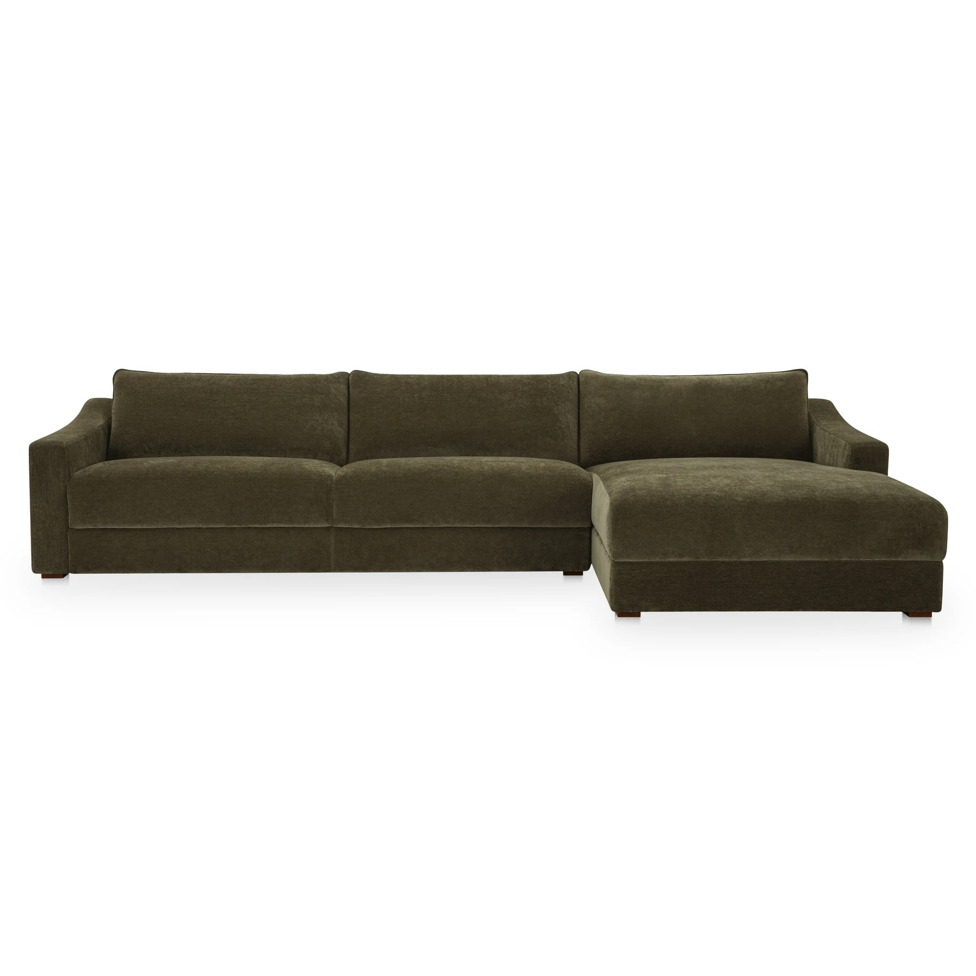 Farrow Sectional Cedar Green Right - Image 1