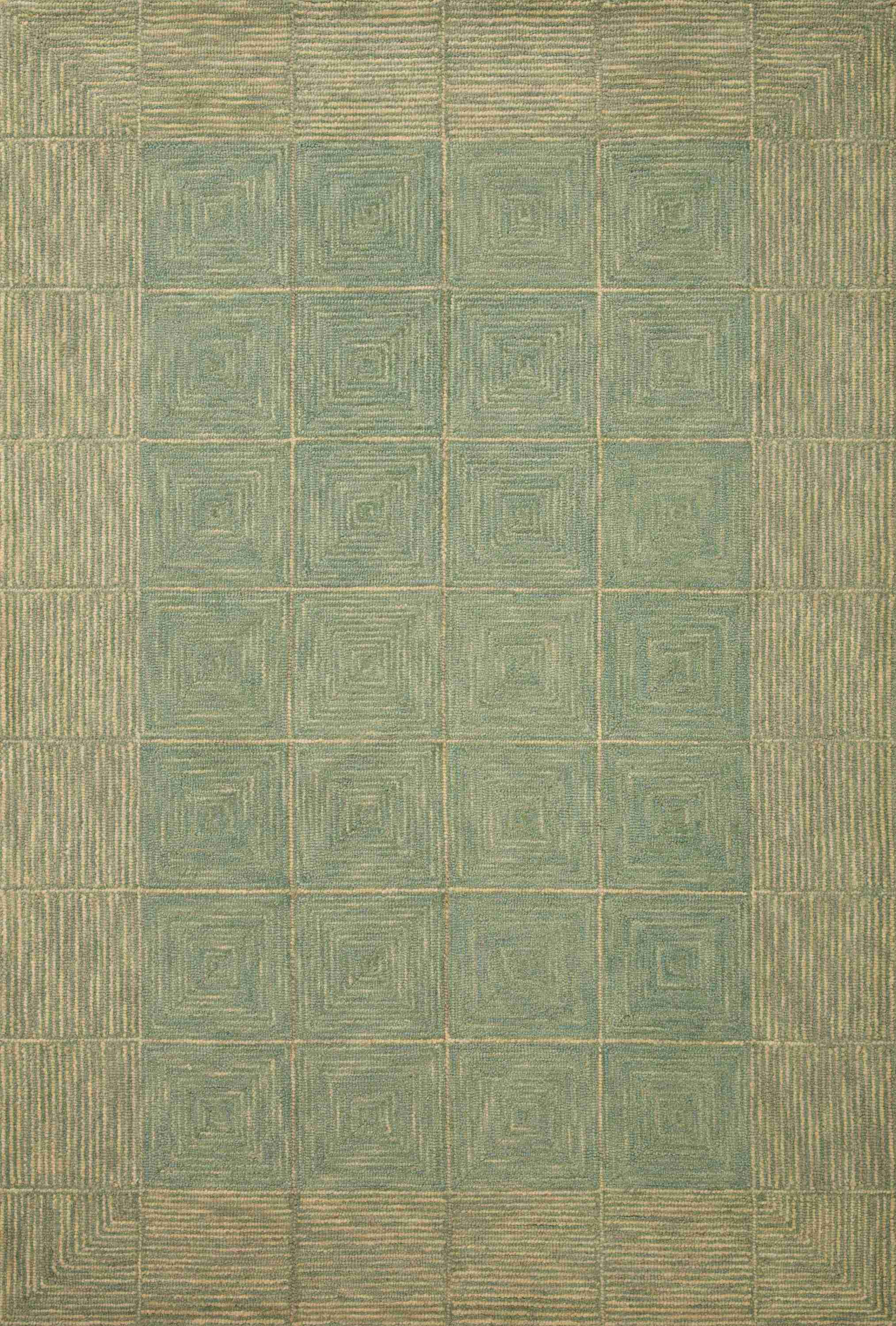 Chris Loves Julia x Loloi | Francis Collection | Green / Natural | FRA-02 - Image 1