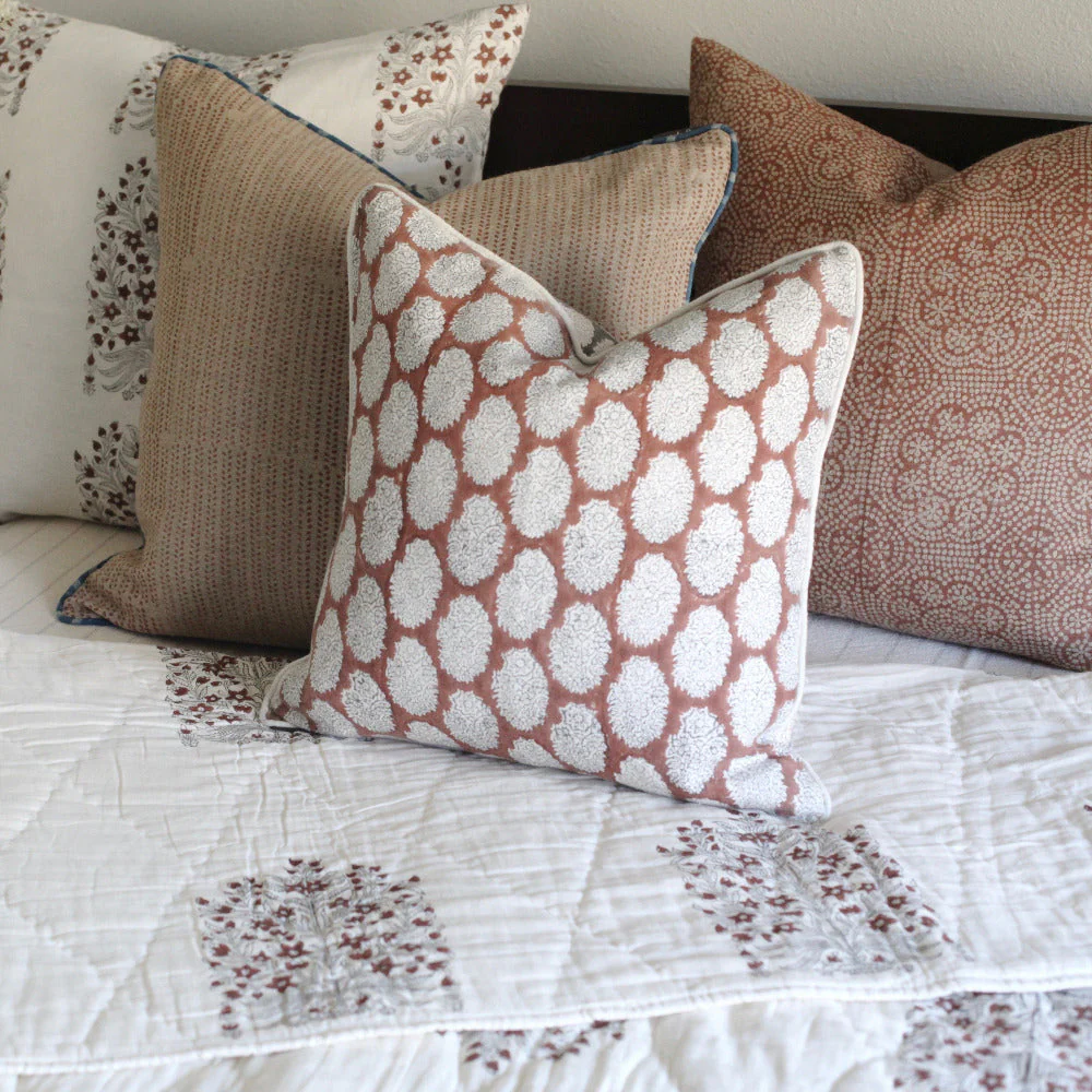 Ripples Saffron Pillow - Image 3